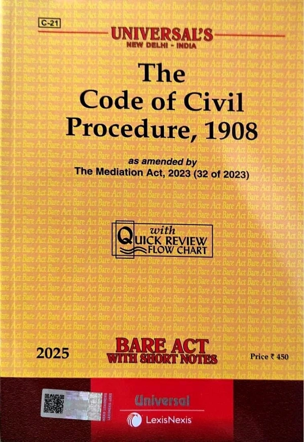 Universal's The Code of Civil Procedure - Bare Act - Latest Edition [2025]