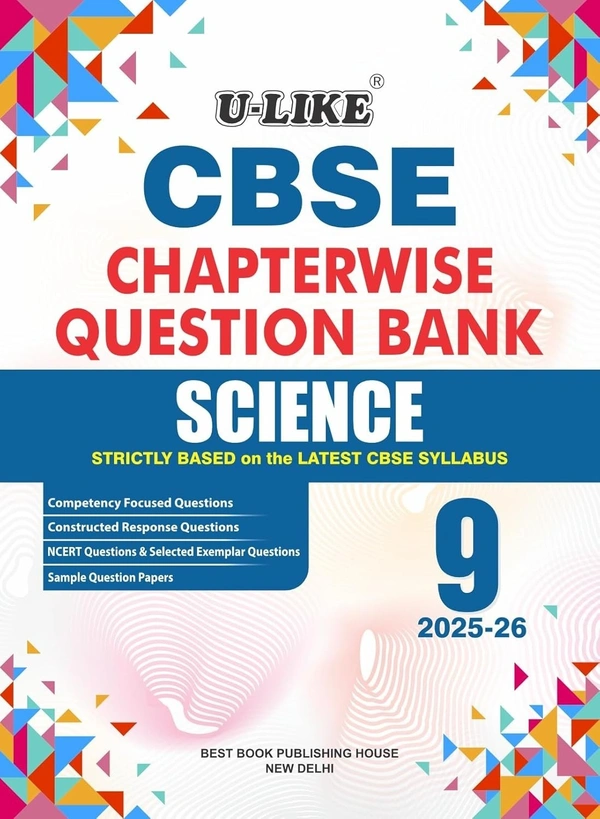 U-Like ULike SCIENCE - Question Bank Sample Papers [2025 - 26] - Class 9 - English, Paperback
