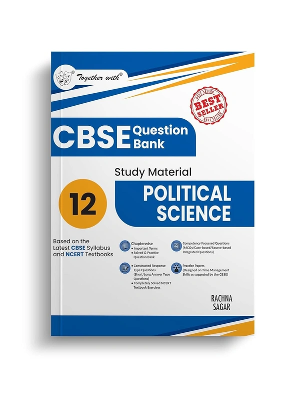 Rachna Sagar Together with POLITICAL SCIENCE Question Bank Sample Papers - Chapterwise & Topicwise [2025-26] - Class 12 - English, Paperback
