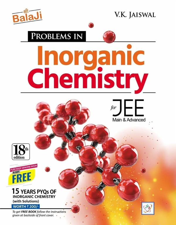 V.K. Jaiswal Problems in Inorganic Chemistry for JEE (Main & Advanced) - 18th Edition [2025-26]
