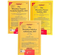 Universal's New Criminal Law- Bare Acts Combo Latest Edition Combo BNS, BSA, BNSS [2025] - Set of 3 Books