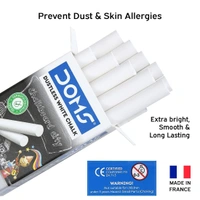 Doms Non-Toxic Dustless White Chalk (50 Pieces) - 5
