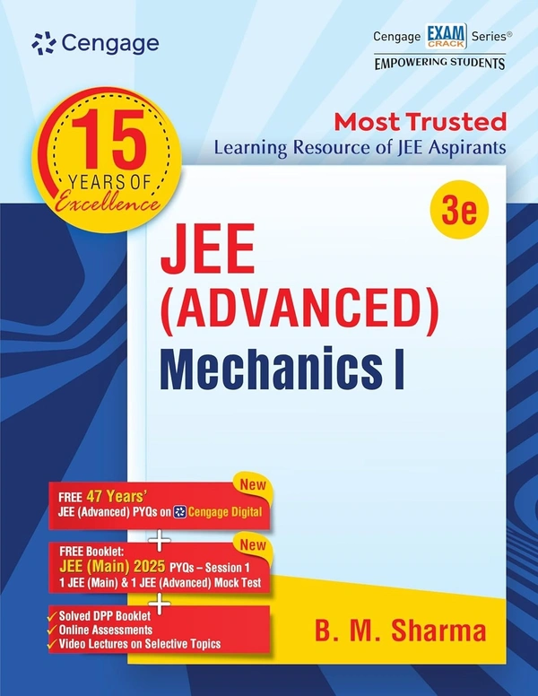 Cengage JEE Advanced Mechanics I with Free Online Assessments and Digital Content (Concept videos and Solution videos) - For 2026 Exams