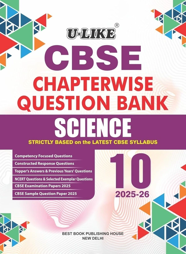 U-like Ulike SCIENCE Question Bank Sample Papers [2025 - 26] - Class 10 - English, Paperback