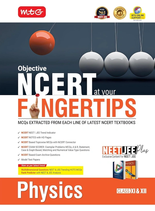 MTG PHYSICS, CHEMISTRY, BIOLOGY Objective NCERT at your FINGERTIPS - NCERT NEET Trend Indicator, Notes with HD Pages, Exam Archive & MCQs | NEET Books (Based on NCERT Latest Pattern for 2026 Exam) - Set of 3 Books