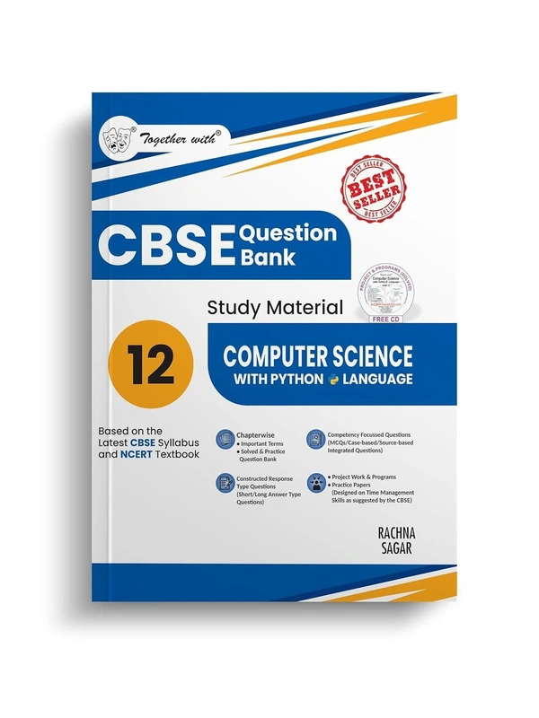 Rachna Sagar Together with COMPUTER SCIENCE Question Bank Sample Papers - Chapterwise & Topicwise [2025-26] - Class 12 - Engish, Paperback
