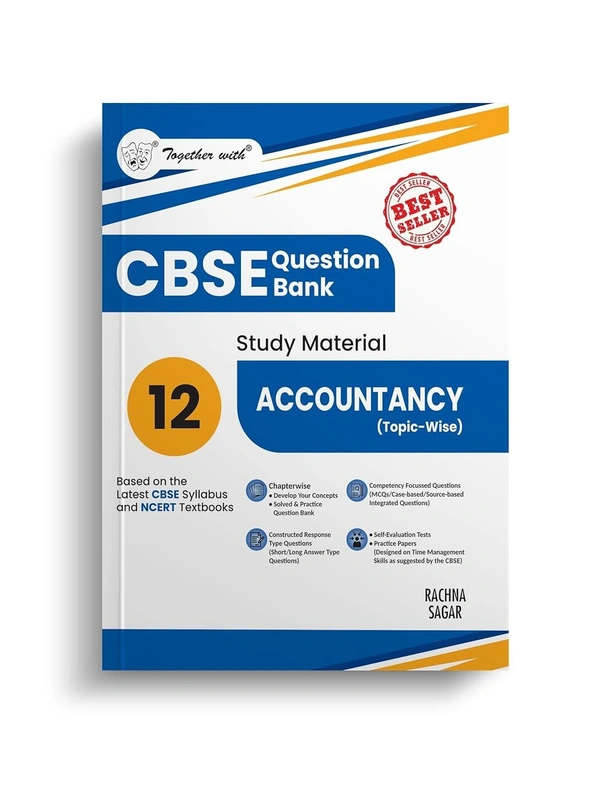 Rachna Sagar Together with ACCOUNTANCY Question Bank Sample Papers - Chapterwise & Topicwise [2025-26] - Class 12 - English, Paperback