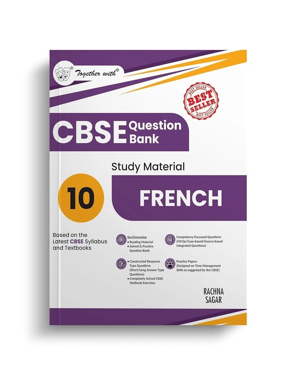 Rachna Sagar Together With FRENCH Question Bank Chapterwise & Topicwise [2025 - 26] - Class 10 - Rachna Sagar, English - French, Paperback