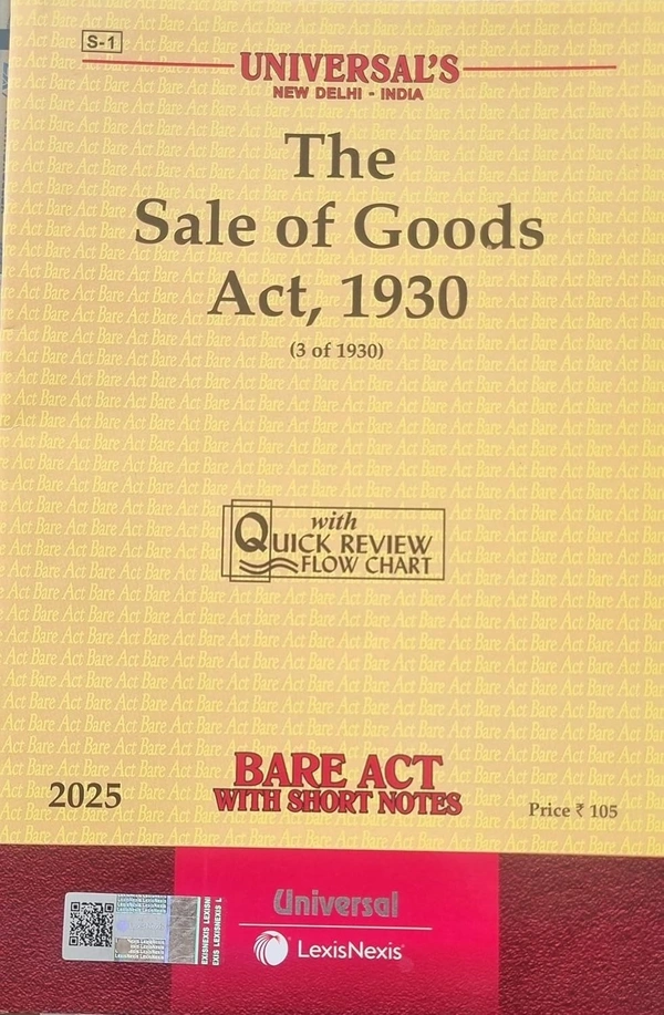 Universal's The Sale of Goods Act, 1930 - Bare Act Latest Edition [2025]