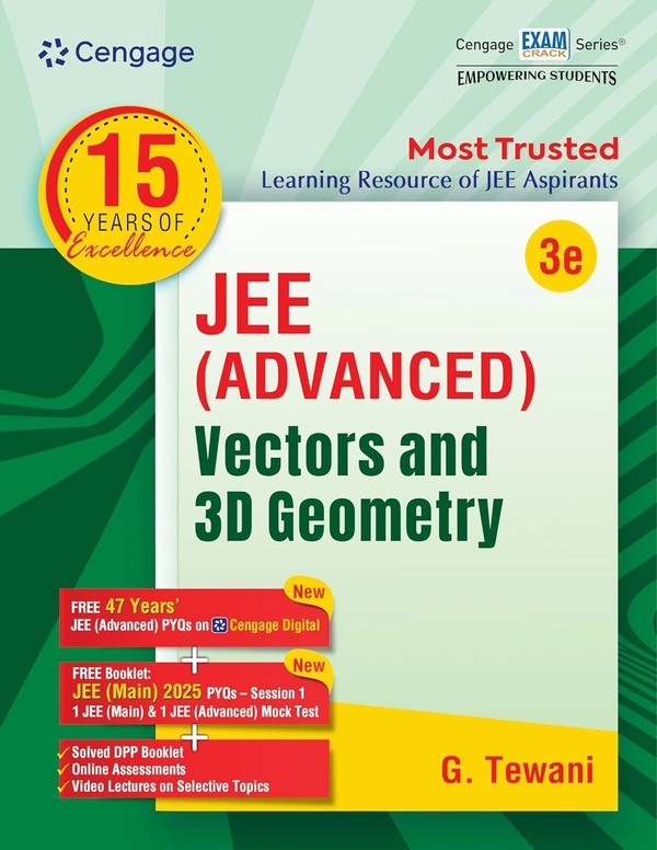 Cengage Mathematics Combo for JEE Advanced: Algebra + Calculus + Coordinate Geometry + Trigonometry + Vectors and 3D Geometry Set of 5 Books with Free Online Assessments & Digital Content (Concept videos and Solution videos) - For 2026 Exams