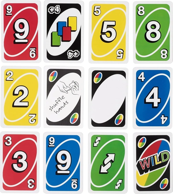 Mattel UNO Playing Card Game (Multicolour)
