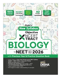 Disha New Syllabus PHYSICS, CHEMISTRY, BIOLOGY Objective NCERT Xtract for NEET 2026 (UG) with Previous Year & Practice Question Bank | Theory, NCERT MCQs, Tips on your Fingertips, Neet PYQs, 3 Mock Tests | 10th edition - For 2026 Exams [Set of 3 Books]