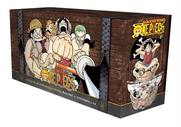 Manga One Piece Box Set Vol 1: Volumes 1-23 [Set of 23 Manga Books]