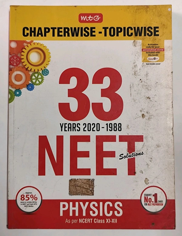 MTG Second hand - NEET 33 Years - PHYSICS [MTG]