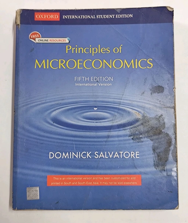 Second Hand - Principles Of Microeconomics - Dominic Salvatore