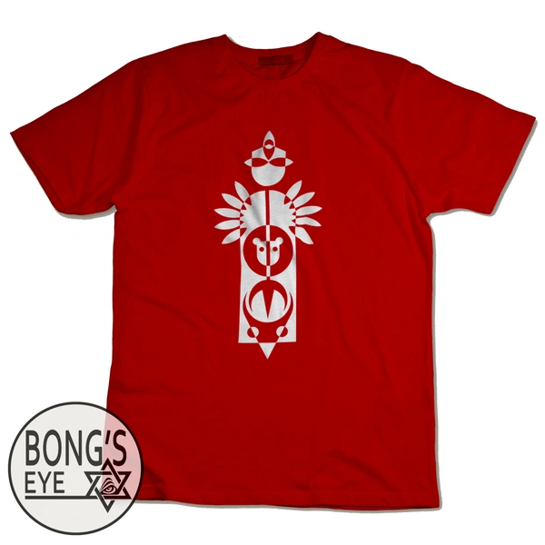 Abstract Durga Art - 36, Red