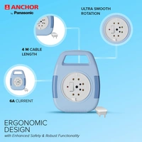Anchor Cherry 6A Flex Box 3Pin 4Mtr - 5220 - 