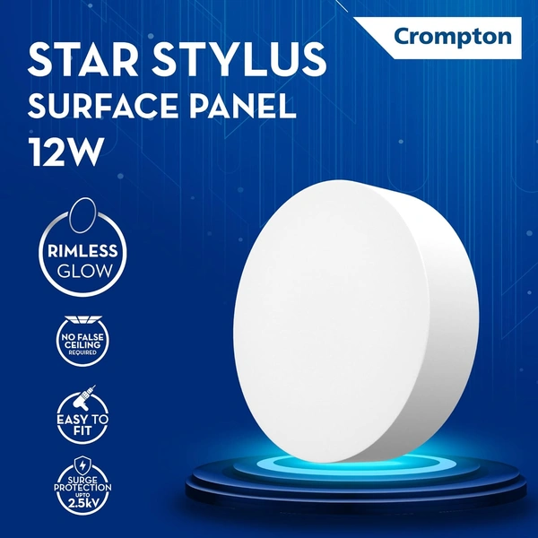 Crompton STYLUS ROUND SURFACE LED PANEL CROMPTON - 12W