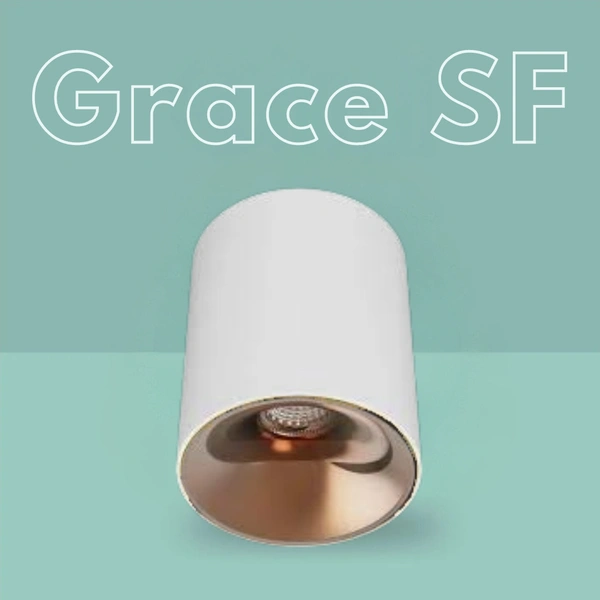 Neptune Lights Neptune 12W LED Grace SF Surface Cylinder White Body - Warm White - 3K
