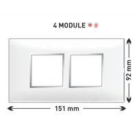Lisha 4M Turbo Plates- White
