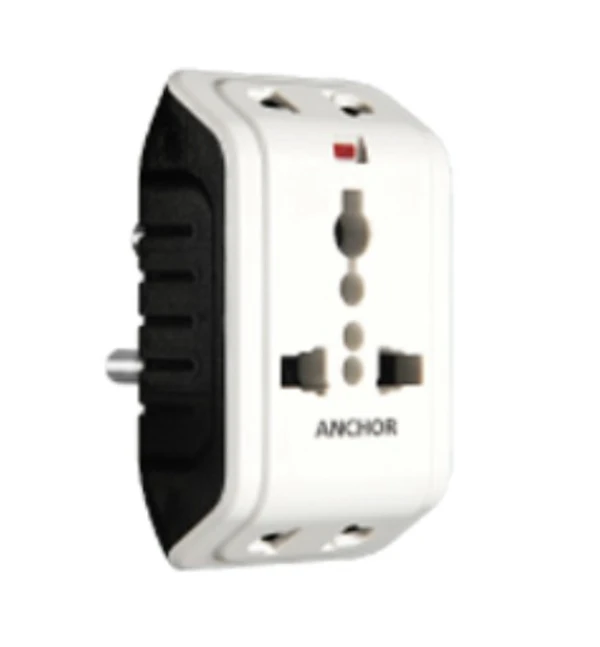 Anchor 6 Amp 3 Pin Multiplug Adaptor, Online in India at Best Prices
