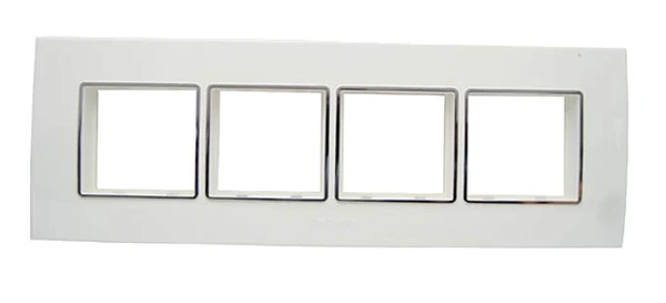 Anchor Penta Modular Gina Plate 8M Horizontal- White - White