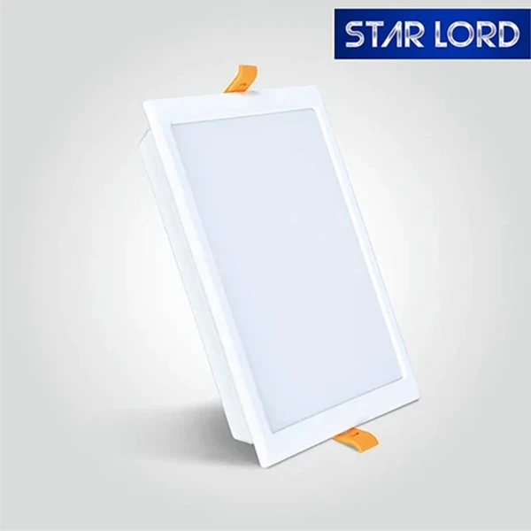 Crompton Led Star Lord Recess Panel Square - 6k - 15W-6" Cutting