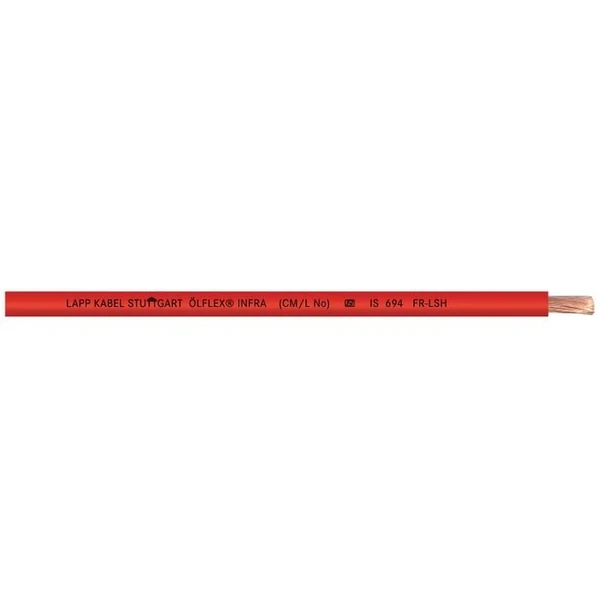 Unknown 1.5 sqmm FRLSH Copper Wire 180Mtr Lapp - Red
