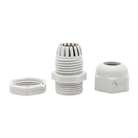 PG Nylon Cable Glands Screw Joints for Enclosure Wires Plastic - PG 13.5