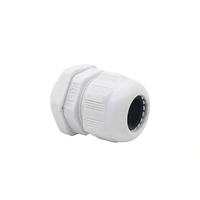 PG Nylon Cable Glands Screw Joints for Enclosure Wires Plastic - PG 16