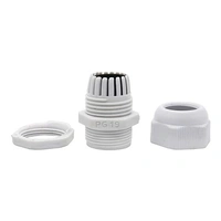 PG Nylon Cable Glands Screw Joints for Enclosure Wires Plastic - PG 19