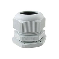 PG Nylon Cable Glands Screw Joints for Enclosure Wires Plastic - PG 36