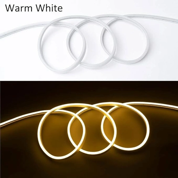 Neon Flexible Strip Led Light 5Mtr with adaptor cord - Warm White