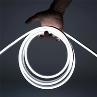 Neon Flexible Strip Led Light 5Mtr with adaptor cord - White