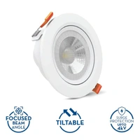 Crompton Tiltable Spotlight Star Aura 6W - Cool White (6k)