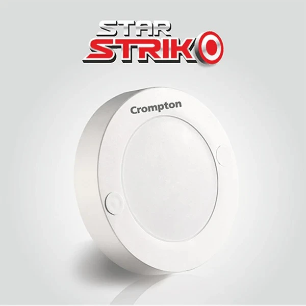 Crompton 3W Striko Surface Cabinet Round - Cool White (6k)