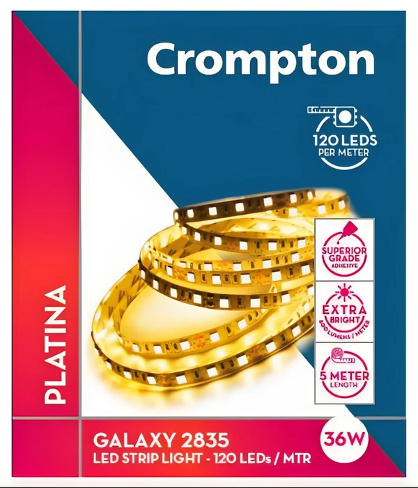 Crompton Galaxy Strip 120 LED/Mtr (12V DC) - Warm White
