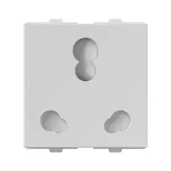 GM G-9 Universal Socket 6 & 16A (Glossy White)