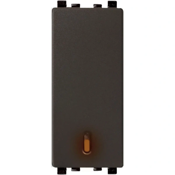 Schneider Zencelo Switch 16A 1 Way with Neon Indicator Grey