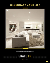 Neptune Lights LED COB GRACE CR White & Rose Gold - 12W - Cool White 6k