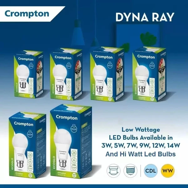 Crompton 12W Led Bulb 6K - B22