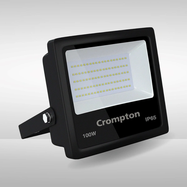 Crompton 100W LED Flood Light Crompton Gleam NXT Outdoor Waterproof - 