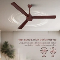 Crompton Energion Groove Ceiling Fan- Brown