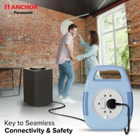 Anchor Cherry 6A Flex Box 3Pin 4Mtr - 5220 - 