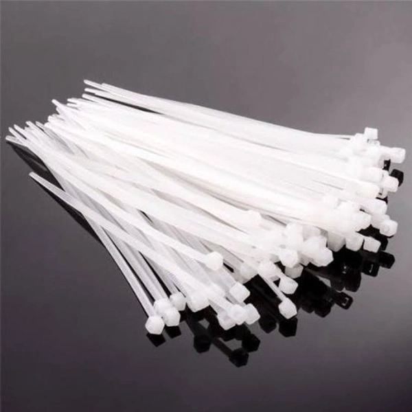 150MM Cable Tie / Wire Tag (Pack of 100) - White