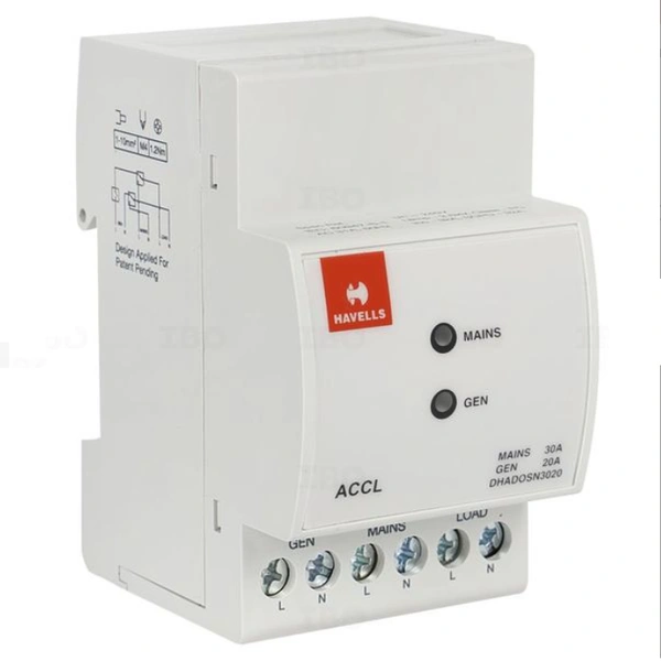 Havells ACCL 3M - Automatic Changeover & Current Limiter - GEN - 20A