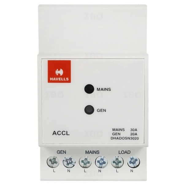 Havells ACCL 3M - Automatic Changeover & Current Limiter - GEN - 20A