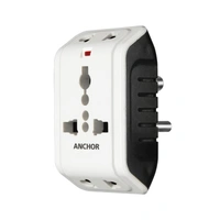 Anchor 6 Amp 3 Pin Multiplug Adaptor 22841 Anchor