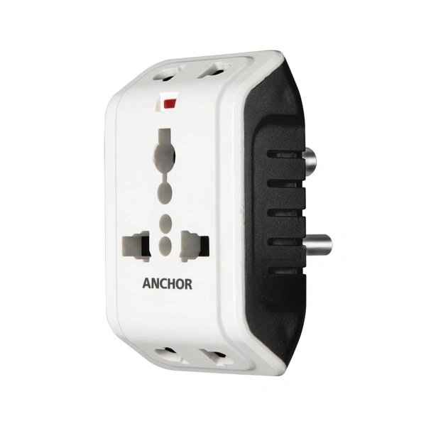 Anchor 6 Amp 3 Pin Multiplug Adaptor 22841 Anchor