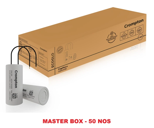 Crompton 2.5 MFD Fan Capacitor Crompton (50 Nos Box) - 50 Nos Box